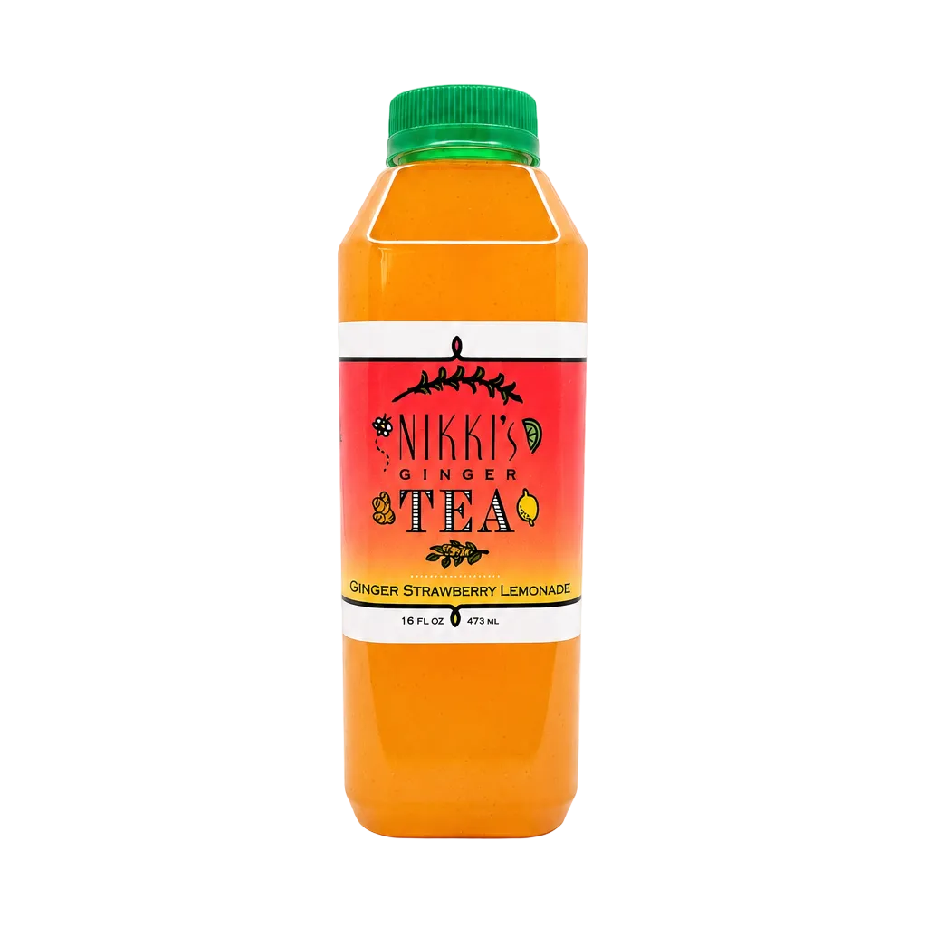 Nikki's Ginger Tea - Ginger Strawberry Lemonade