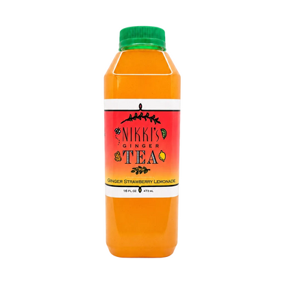 Nikki's Ginger Tea - Ginger Strawberry Lemonade